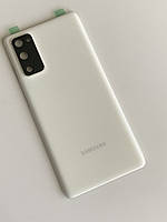 Задняя крышка Samsung Galaxy S20 FE G780F со стеклом камеры, цвет Белый (Cloud White)