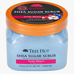 Скраб для тіла цукровий Exotic Bloom Sugar Scrub TREE HUT 510 гр