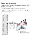 Доводчик дверей Ryobi 2200 D-2200Т з ковзною шиною чорний, фото 7