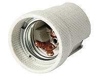 Патрон E27 без крепления 46х40mm керамический медный контакт [s9100117] e.lamp socket.Е27.cer.wb.copper E.NEXT
