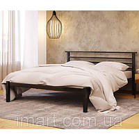 Кровать двуспальная металлическая LEX-1 МК. Кровать в спальню из металла в стиле Loft 120х200