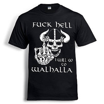 Футболка WALHALLA Fuck Hell вікінг, фото 3