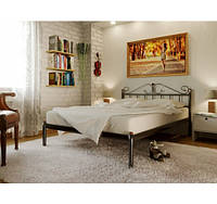 Кровать двуспальная металлическая ROSANA МК. Кованая кровать в спальню из металла в стиле Loft