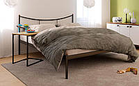 Кровать двуспальная металлическая SAKURA-1 МК. Кровать для спальни из металла в стиле Loft