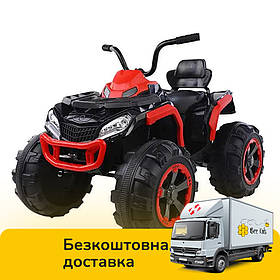 Дитячий квадроцикл (2 мотори по 35W, МР3) Baby Tilly T-7318 EVA RED Червоний | електромобіль Акція до 31.03