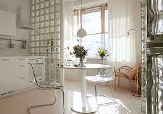 Склоблоки в інтер'єрі приміщення, фото 1