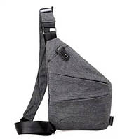 Мужская сумка через плечо, мессенджер Cross Body Серый (hvty971800823) KS, код: 1477821