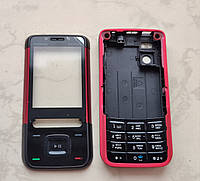 Корпус Nokia 5610 (AAA)(Black Red)(полный комплект)