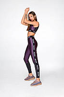 Женский спортивный комплект леггинсы и топ Designed for Fitness PRO New Perform Pro Purple S KS, код: 6958842