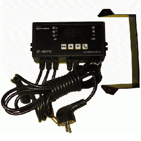 Автоматика для твердопаливного котла Inter Electronics IE-25nPID (на 1 насос і 1 турбіну), фото 4