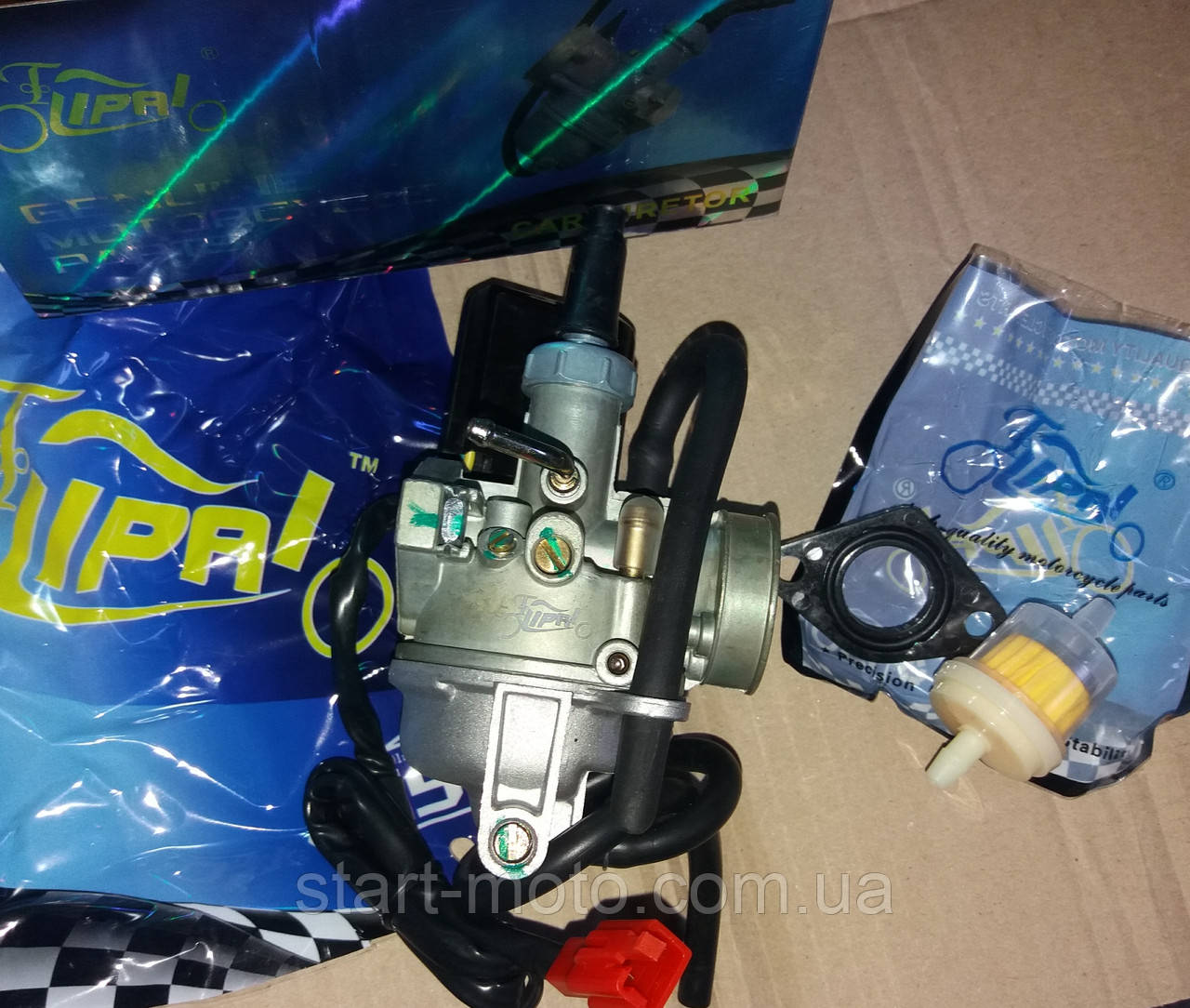 Honda Lead-50 AF20 Карбюратор в зборі (фірма Lipal)