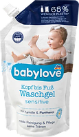 Babylove Baby Kopf bis Fuß Waschgel Nachfüllpack Очищувальний дитячий гель з ромашкою і пантенолом Запаска 500 мл