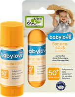 Babylove Sonnenstick sensitiv LSF 50+ Солнцезащитный детский стик крем SPF 50+ 20 г
