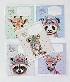 Зошит на 12 аркушів У косу лінію Choose to shine 3244(12к) Школярик