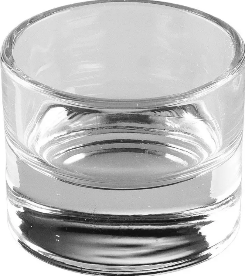 Свічник Uniglass 49 мм прозорий скляний 36001-TH12B2