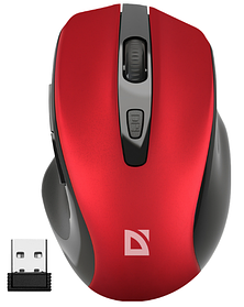 Миша бездротова DEFENDER Prime MB-053 red