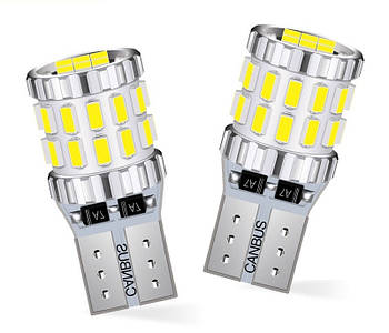 T10 W5W 12-24V CANBUS (з обманкою) Габарити світлодіодні LED 2шт. (комплект)