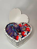 Сладкий подарочный бокс для девушки с конфетками набор в форме сердца для жены, мамы, ребенка SSbox-5