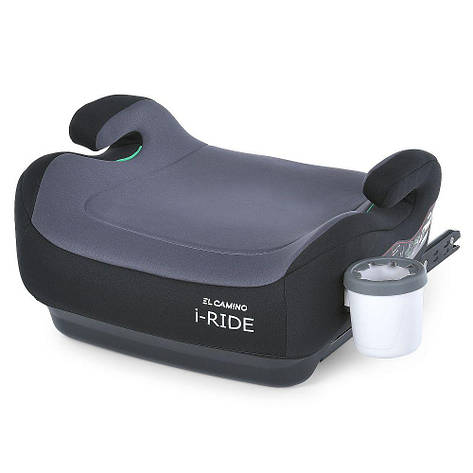 Бустер дитячий El Camino ME 1147 i-RIDE Stone Black (isofix, група III, від 5 до 12 років), фото 1