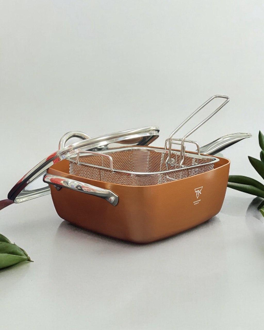 Глибока сковорода-фритюрниця Top Kitchen 5 л 24 см