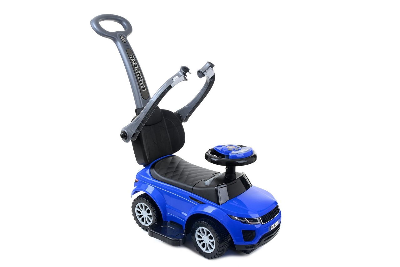 Каталка-толокар, штовхач, для дітей 3в1 FUNFIT KIDS з батьківською ручкою