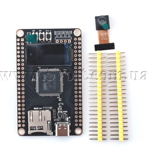 Плата розробника STM32H750VBT6 с камерою OV2640 та екраном TFT 0.96 WeAct Studio, фото 1