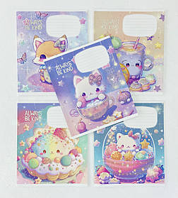 Зошит на 12 аркушів У косу лінію Always be kind 3265(12к) Школярик