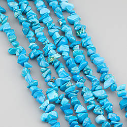 Бірюза блакитна сколи крихта з каменю 5-10 мм +-80 см 1 шт. (або +-40 см 2 шт.)