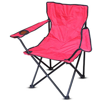 Стілець-крісло розкладне з підлокітниками та системою Павук для риболовлі та пікніка 80 х 50 х 50 см HX001 Зелений