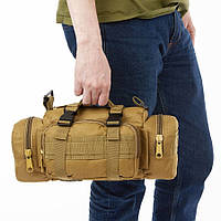Сумка - підсумк тактична поясна Tactical військова, сумка нагрудна з ременем на плече 5 SF-404 літрів кордура