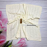 Дитячий плед для новонародженого 85*85 см Туреччина легкий літній весняний осінній пледик, фото 5