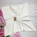 Дитячий плед для новонародженого 85*85 см Туреччина легкий літній весняний осінній пледик, фото 3