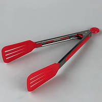 Щипцы для кухни поварские Kitchen tool 27 см Красные