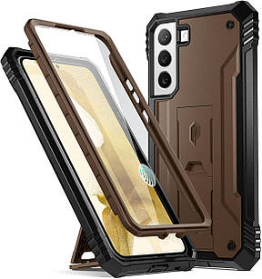 Захисний чохол 360° Poetic Revolution Series Brown для Samsung Galaxy S22 5G SM-S901