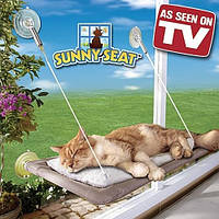 Спальне місце для кішки кріплення лежанка віконна гамак Sunny Seat Window