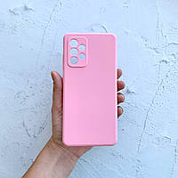 Чехол на Samsung Galaxy A52 | A52s Silicone Case розовый силиконовый / для Самсунг Гелекси А52