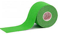 Кинезио тейп в рулоне 5 см х 5 м эластичный пластырь зеленый индивидуальная упаковка