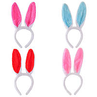 Обруч K7914 з вушками зайчика 4 кольори TZP173