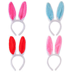 Обруч K7914 з вушками зайчика 4 кольори TZP173