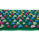 Доріжка масажна з камінням килимок ортопедичний 160x35см WSX-168, фото 6