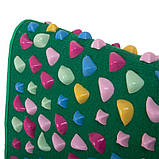 Доріжка масажна з камінням килимок ортопедичний 160x35см WSX-168, фото 7