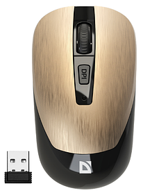 Миша бездротова DEFENDER ACCURA Wave MM-995 Gold