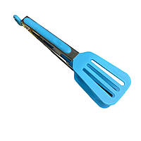 Щипцы для кухни поварские Kitchen tool 27 см Голубые