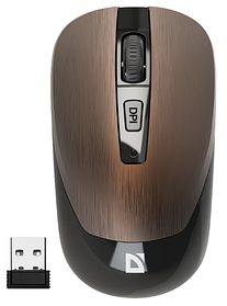 Миша бездротова DEFENDER ACCURA Wave MM-995 Bronze