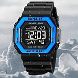 Годинники спортивні спорт SKMEI 1988BU, Тактичні військові годинники для ЗСУ Спортивні міцні ZT-13, фото 3