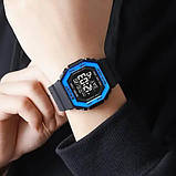 Годинники спортивні спорт SKMEI 1988BU, Тактичні військові годинники для ЗСУ Спортивні міцні ZT-13, фото 4