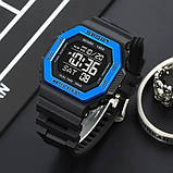 Годинники спортивні спорт SKMEI 1988BU, Тактичні військові годинники для ЗСУ Спортивні міцні ZT-13, фото 9