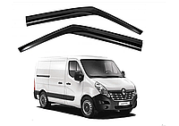 Дефлекторы ветровики окон Renault Master III 2010- (скотч) Sunplex