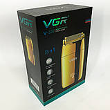 Електрична бритва для догляду за бородою VGR V-399 GOLD, Бритва для TW-492 гладкого гоління, фото 8