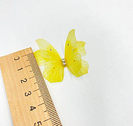 Метелик з шифону, двошарові шифонові метелики ~3см
